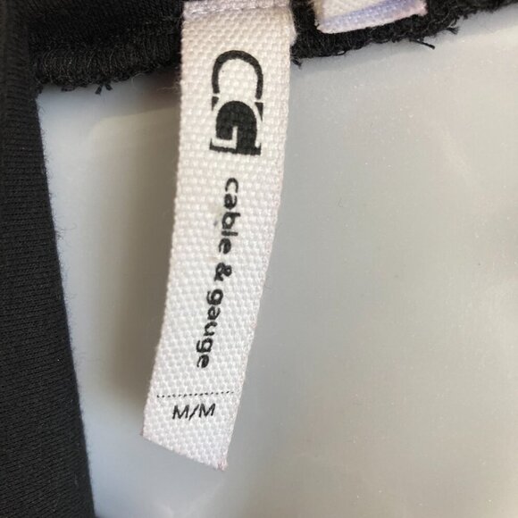 Cable & Gauge zip up jacket size M - Black with hidden zipper - Picture 9 of 9